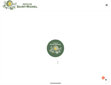Tablet Screenshot of moulinsaintmichel.com